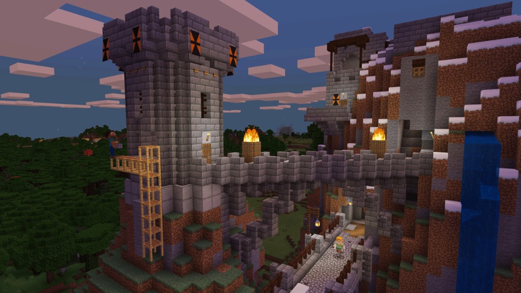 Minecraft mountain fortress