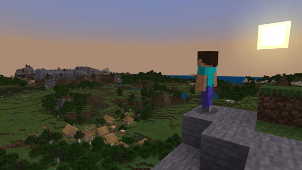 Minecraft survival vista