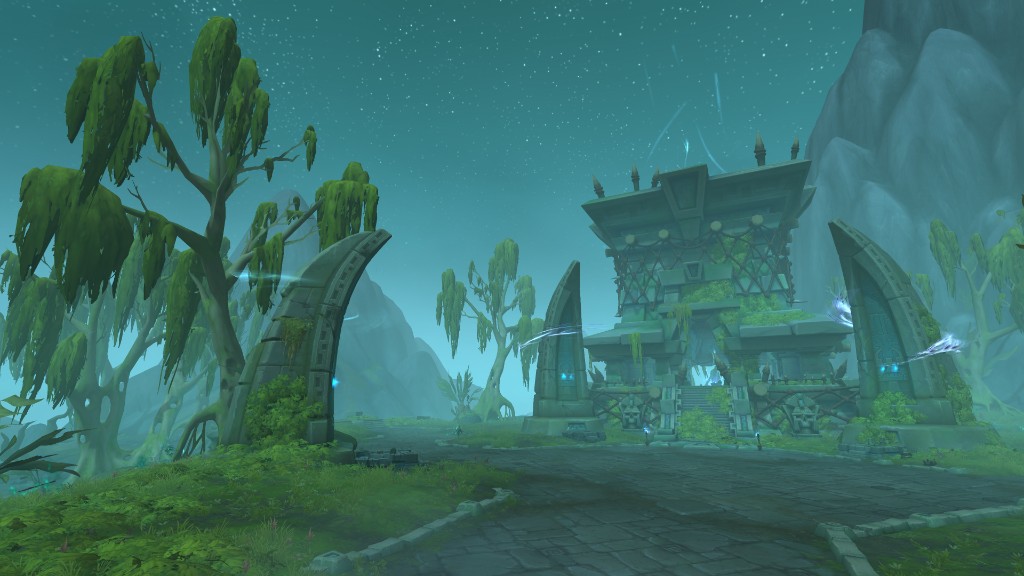 Jungle temple ruins